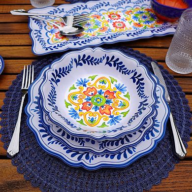Certified International 12-Piece Flores Dinnerware Set