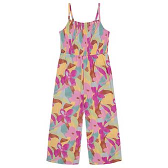 Girls 7-16 Roxy Floral Print Crepe Jumpsuit