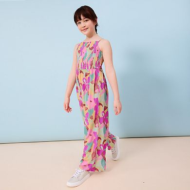 Girls 7-16 Roxy Floral Print Crepe Jumpsuit