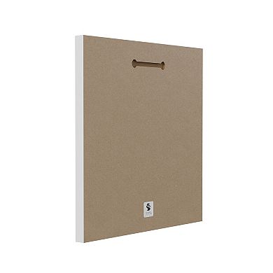 Stupell Home Decor Abstract Flower Bloom Grey Gold Painting Wall Art