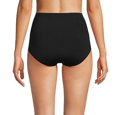 Plus Size Lands' End Chlorine Resistant Tummy Control Bikini Bottoms