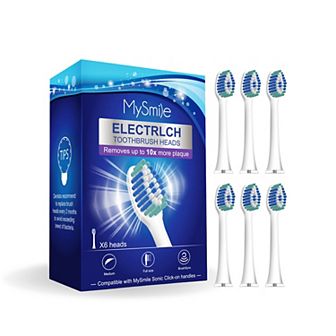 Mysmile White Electric Toothbrush Replacement Heads