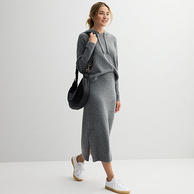 Petite Sonoma Goods For Life® Midi Sweater Skirt