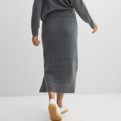 Petite Sonoma Goods For Life® Midi Sweater Skirt
