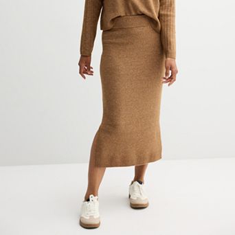 Petite Sonoma Goods For Life® Midi Sweater Skirt