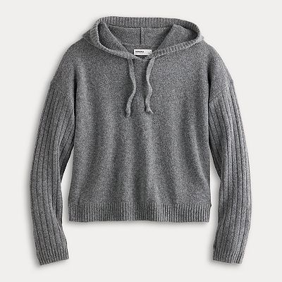 Kohls hooded sweater on sale