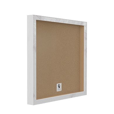 Stupell Home Decor Sage Green Eucalyptus In White Vase Framed Wall Art