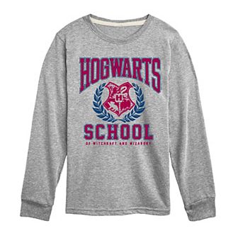 Boys 8-20 Harry Potter Hogwarts Collegiate Long Sleeve Graphic Tee