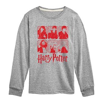 Boys 8-20 Harry Potter Character Grid Long Sleeve Graphic Tee