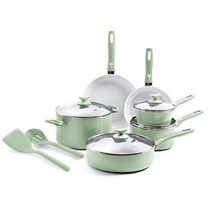GreenLife Soft Grip 16-pc. Aluminum Healthy Ceramic Nonstick