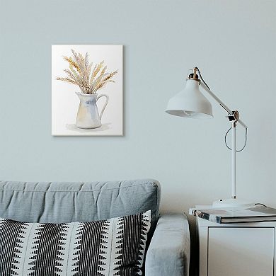 Stupell Home Decor Wheat In Jug Still Life Watercolor Wall Art