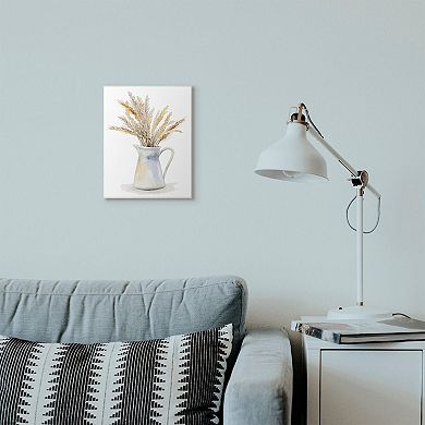 Stupell Home Decor Wheat In Jug Still Life Watercolor Wall Art