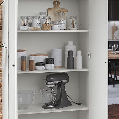 SystemBuild Evolution Kendall Fluted 2-Door Storage Cabinet