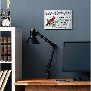 Stupell Home Decor Believe Love Never Dies Cardinal Wall Art