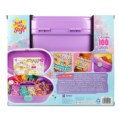 Just My Style All-in-One Jewelry Carry Case - Jewelry Making Kit for Kids
