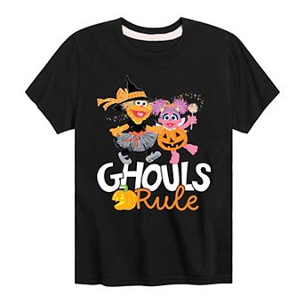 Boys 8-20 Sesame Street Ghouls Rule Graphic Tee