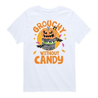 Boys 8-20 Sesame Street Grouchy Without Candy Graphic Tee