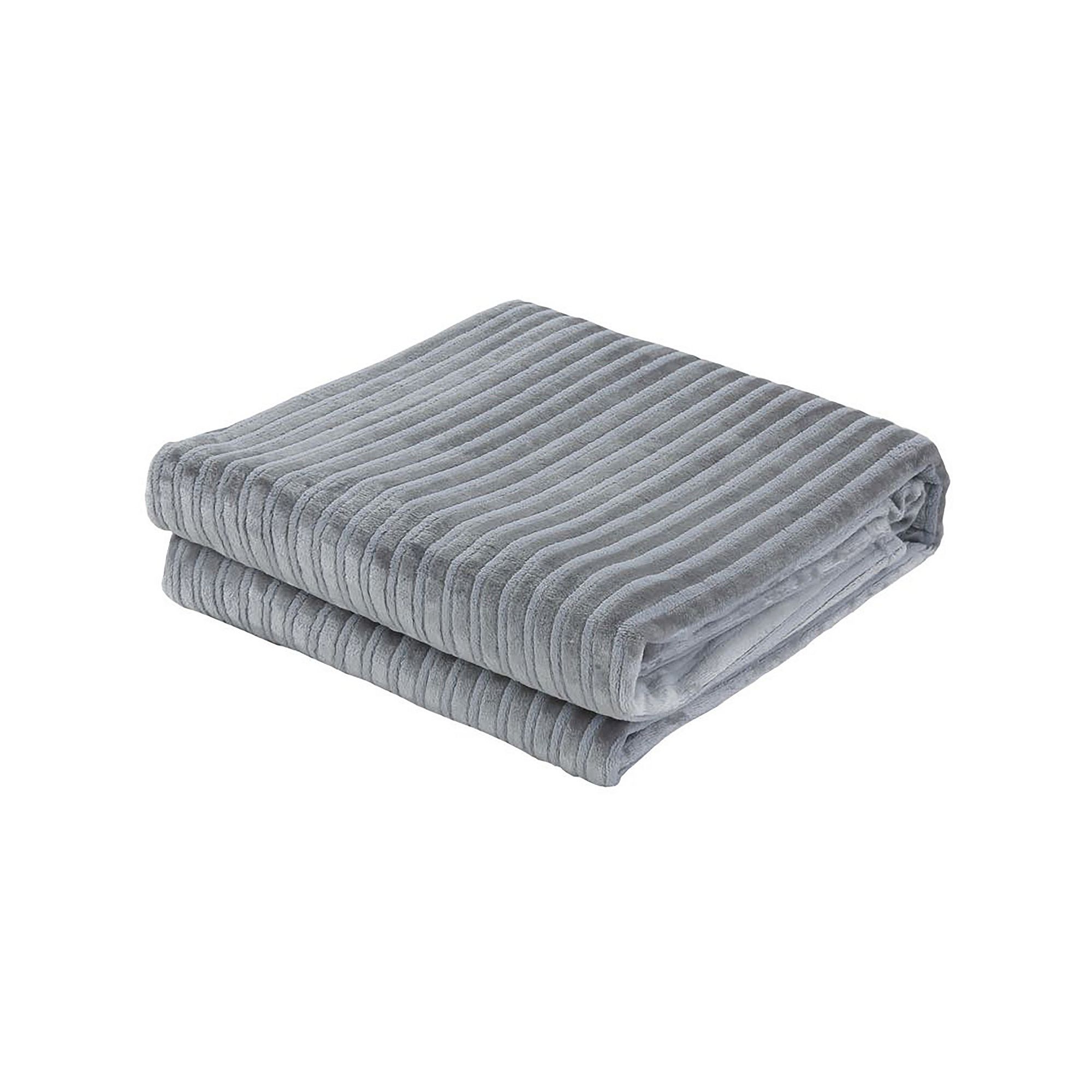 Harper Lane® Velvet Plush Blanket, Grey
