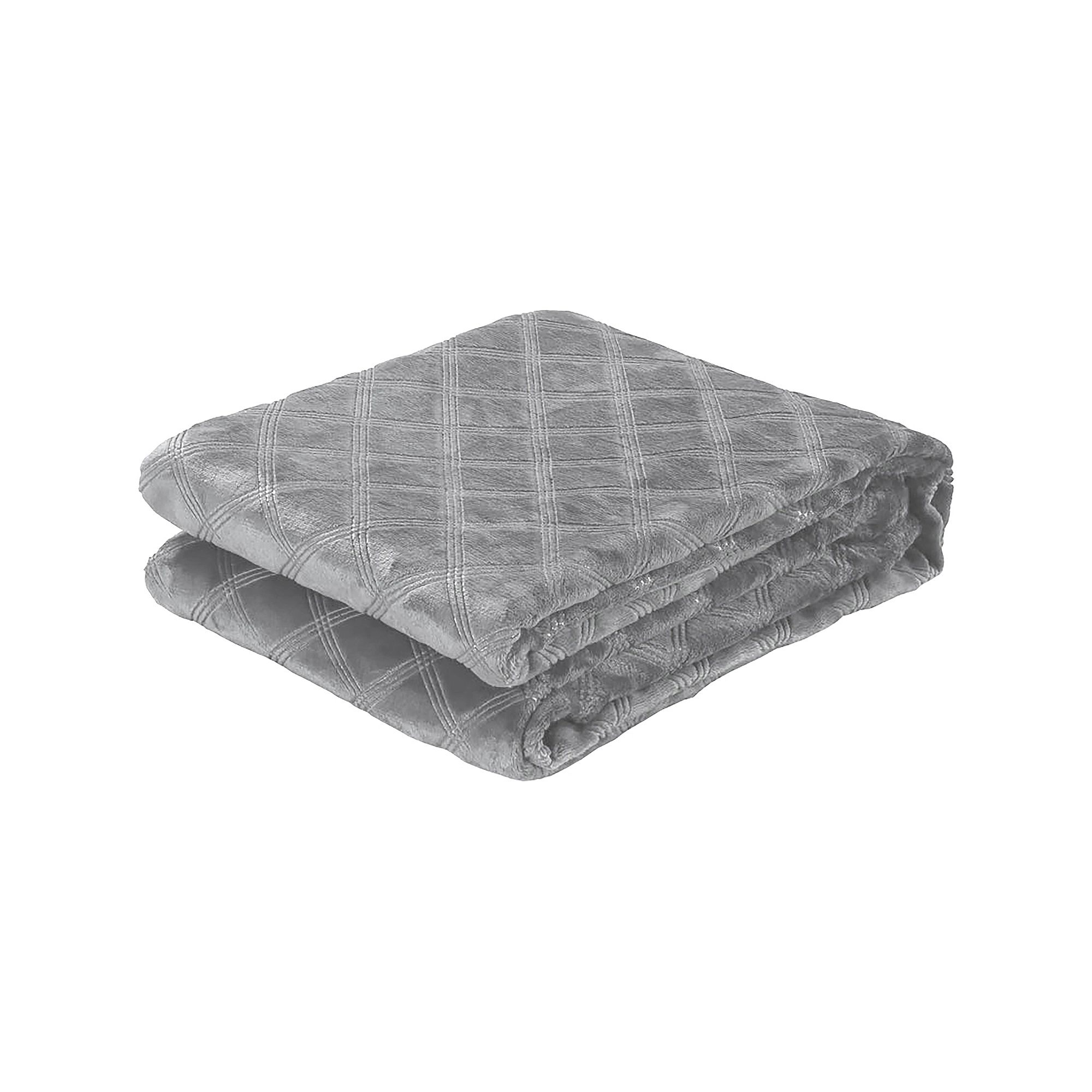 Harper Lane® Velvet Plush Blanket, Gray