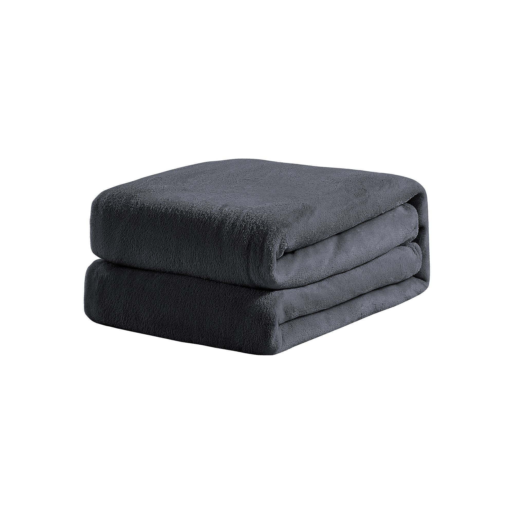 Harper Lane® Velvet Plush Blanket, Grey