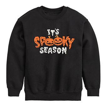 Boys 8-20 Spooky Season Crew Fleece Sweatshirt