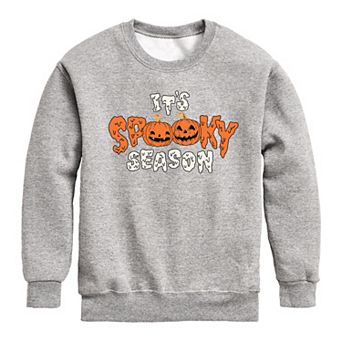 Boys 8-20 Spooky Season Crew Fleece Sweatshirt
