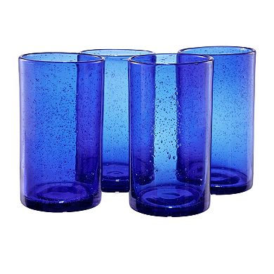 Artland 4-Piece Iris Highball 17-oz. Glass Set