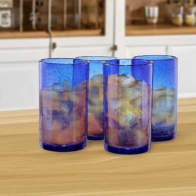 Artland 4-Piece Iris Highball 17-oz. Glass Set