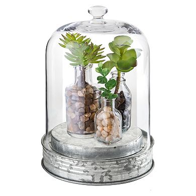 Artland Masonware Botanical Cloche Display