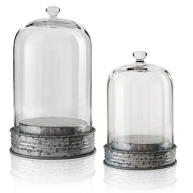 Artland Masonware Small Botanical Cloche Display