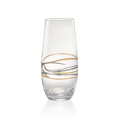 Artland 4-Piece Reflections 8-oz. Flute Glass Set