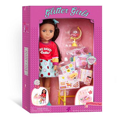 Glitter Girls Alessa & School Desk Playset Classroom Set