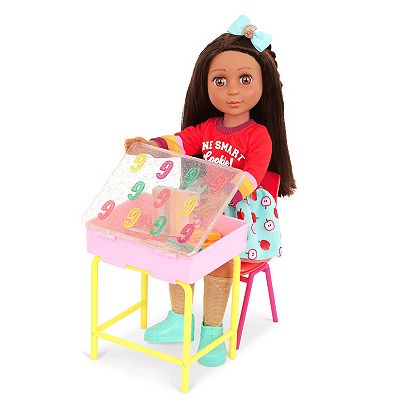 Glitter Girls Alessa School Desk Playset Classroom Set
