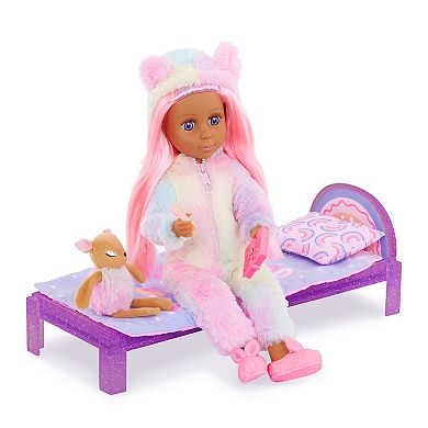 Glitter Girls Rafa & GG Bedtime Playset 14-inch Doll with Bed & Accessories