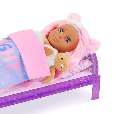 Glitter Girls Rafa & GG Bedtime Playset 14-inch Doll with Bed & Accessories