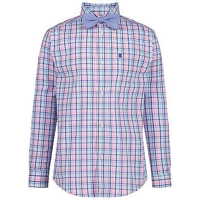 Boys 4-20 IZOD Long Sleeve Stretch Solid Poplin Shirt & Tie Set