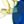 Gold Tone Blue