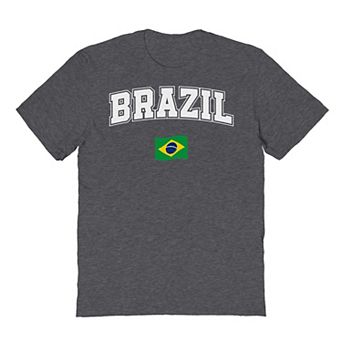 Men's Brazil Flag Graphic Tee