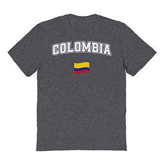 Men's Colombia Flag Graphic Tee