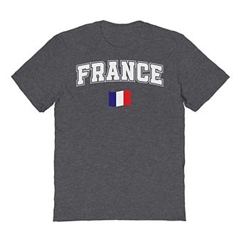 Men's France Flag Graphic Tee