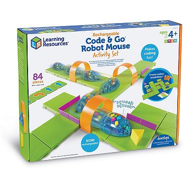 Learning Resources Rechargeable Code & Go® Robot Mouse STEM Activity Set