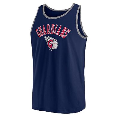 Men's Fanatics Navy Cleveland Guardians Bet Tank Top