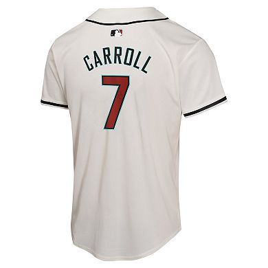 Youth Nike Corbin Carroll White Arizona Diamondbacks Home Game Player Jersey