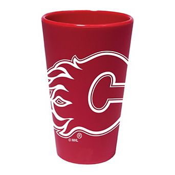 WinCraft Calgary Flames 16oz. Team Color Silicone Pint Glass