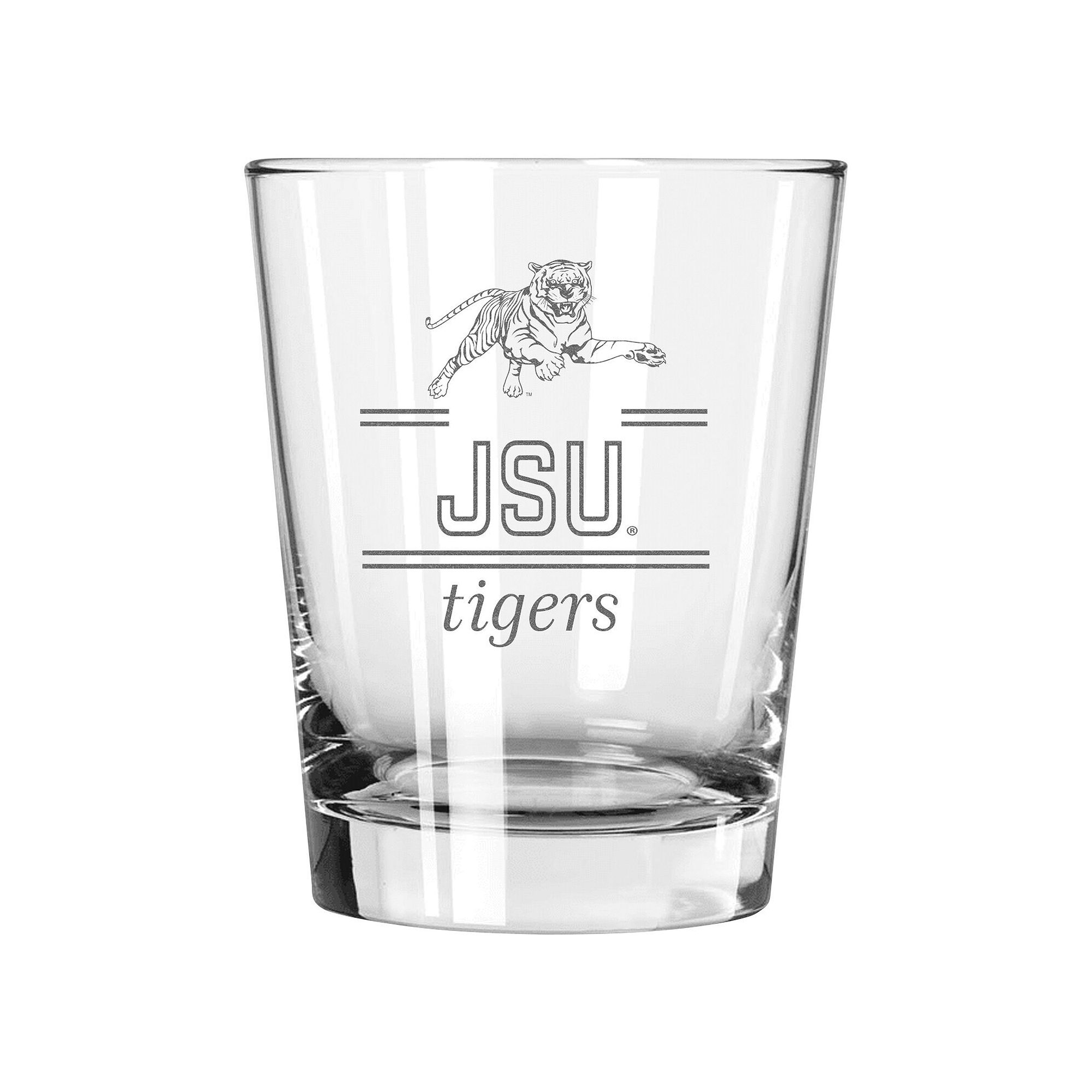 The Memory Company Jackson State Tigers 15oz. Double Old Fashioned Glass, N