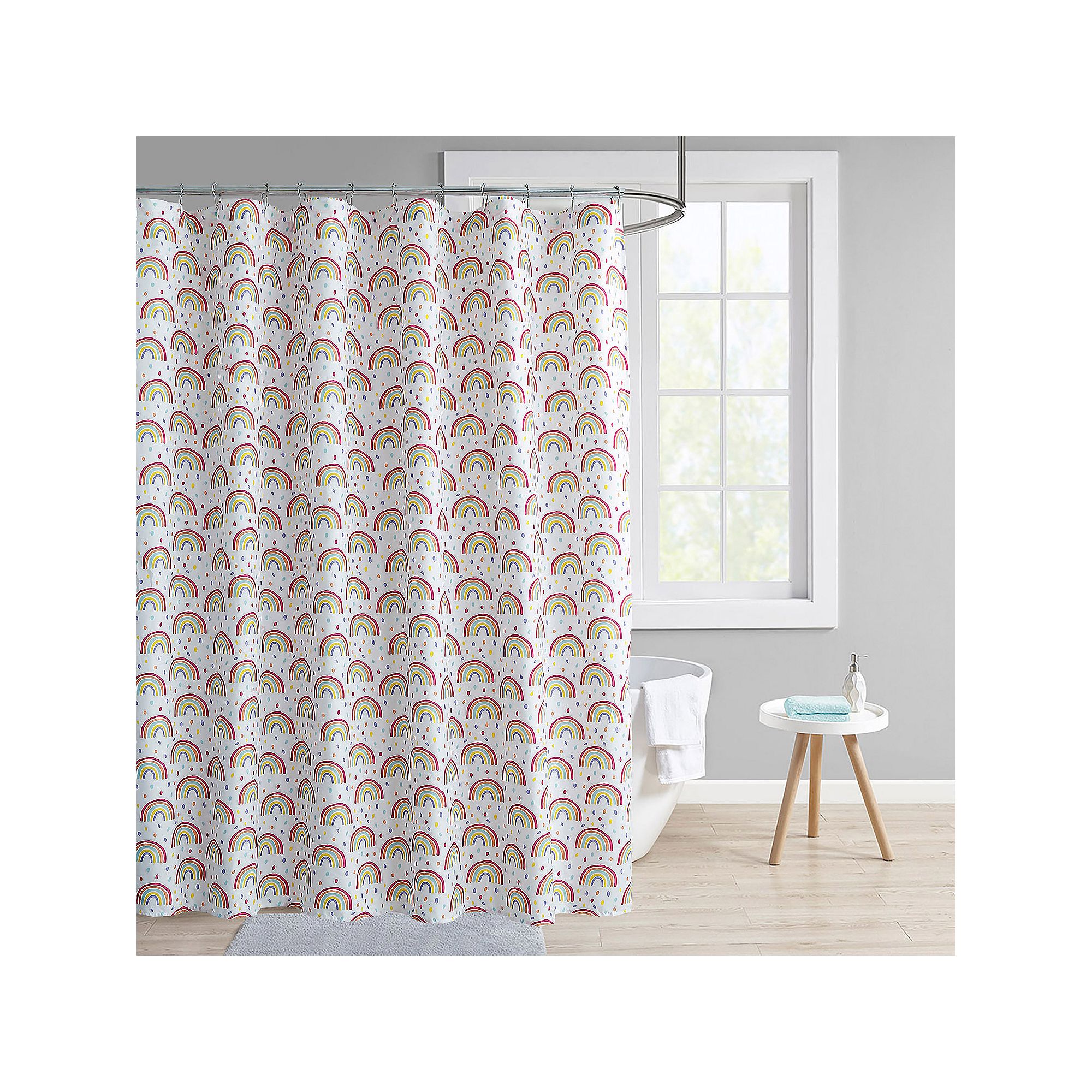 Harper Lane Rainbow 13-pc. Shower Curtain Set, Size: 72X72