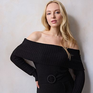 Women's LC Lauren Conrad Off The Shoulder Sweater Dress