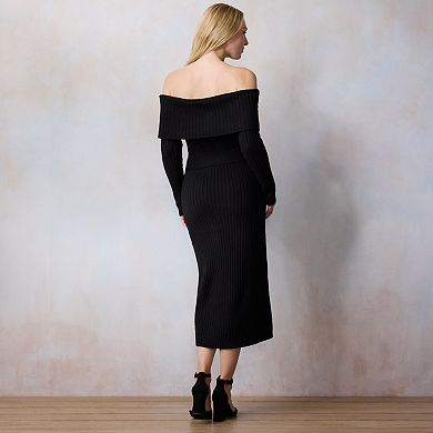 Women's LC Lauren Conrad Off The Shoulder Sweater Dress