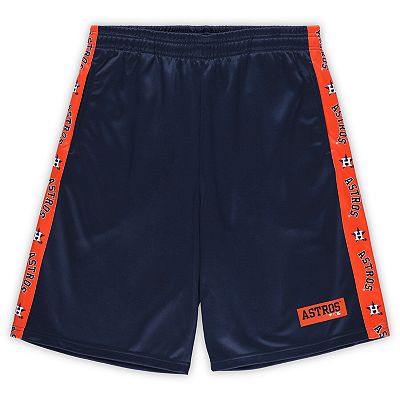 Men s Profile Navy Houston Astros Big Tall Fleece Shorts