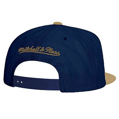 Men's Mitchell & Ness Navy/Gold Georgia Tech Yellow Jackets 2-Tone 2.0 Snapback Hat